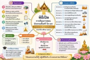การเรียนการสอนนักธรรม สำนักศาสนศึกษาวัดทับหมัน