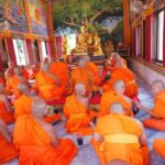 คณะสงฆ์อำเภอตะพานหินฟังพระปาฏิโมกข์ ณ วัดทับหมัน