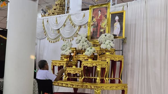 วันพระ ทำบุญและถือศีลอุโบสถ วัดทับหมัน